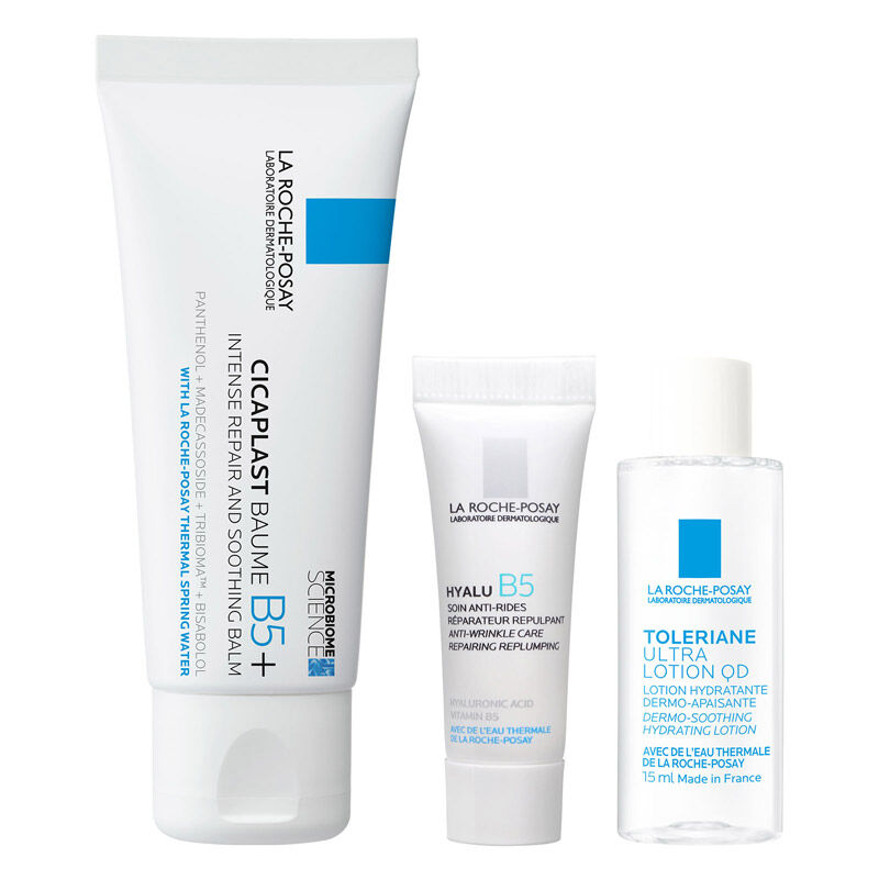 60ヵ国以上の ラ ロッシュ ポゼで 世界売上No.1*1 保湿クリーム シカプラスト リペアクリーム B5+ 数量限定 保湿ケアキット 保湿クリーム1本の価格でスキンケアが試せる *1 2023年1月～2023年8月の全世界ラ ロッシュ ポゼ60カ国以上における販売実績に基づく。 詳しくはこちら>