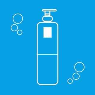 1.洗浄料で優しく洗う。添加物、香料、香水、またはエッセンシャルオイルのような刺激性のある成分を含まない、優しいクレンザーを選びましょう。pHが4.0〜6.0のクレンザーが良いとされています。