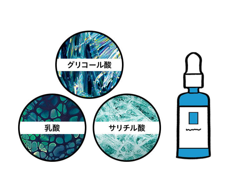 グリコール酸 乳酸 サリチル酸