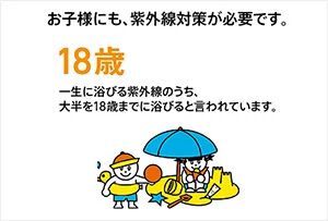 お子様のための紫外線教育