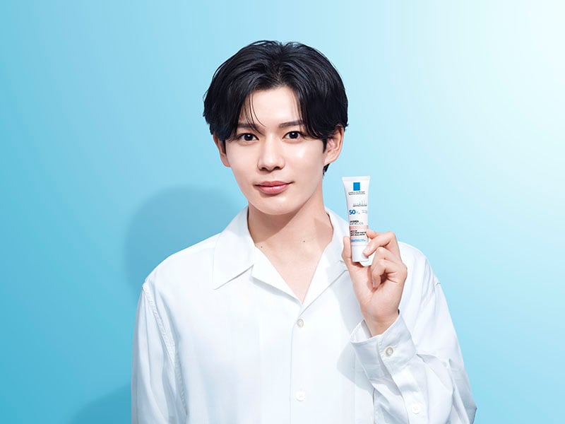 長尾 謙杜さん×トーンアップUV - ラ ロッシュ ポゼ【公式】