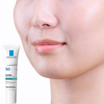 UVイデア XL プロテクショントーンアップ クリア After画像