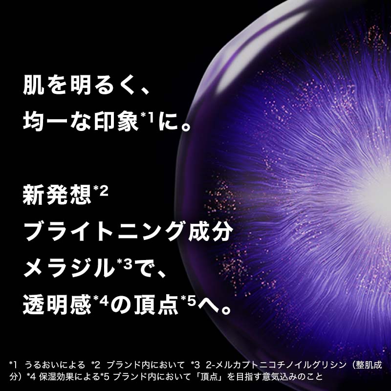 TIME誌 BEST INVENTIONS 2025選出。日本初上陸、開発年数18年、10万種から厳選された新発想ブライトニング成分メラジル配合。